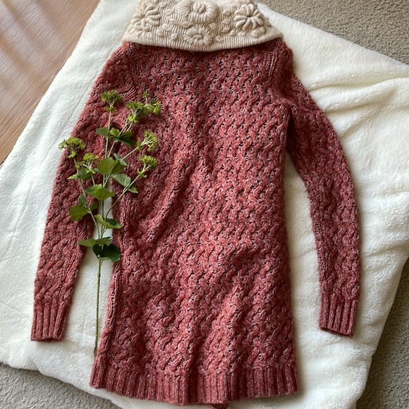 Anthropologie Textured Long Cardigan - Picture 4 of 12